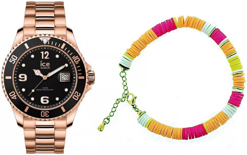 Ice Watch 020909 Svart/Roséguldstonat stål Ø40 mm - Ice Watch