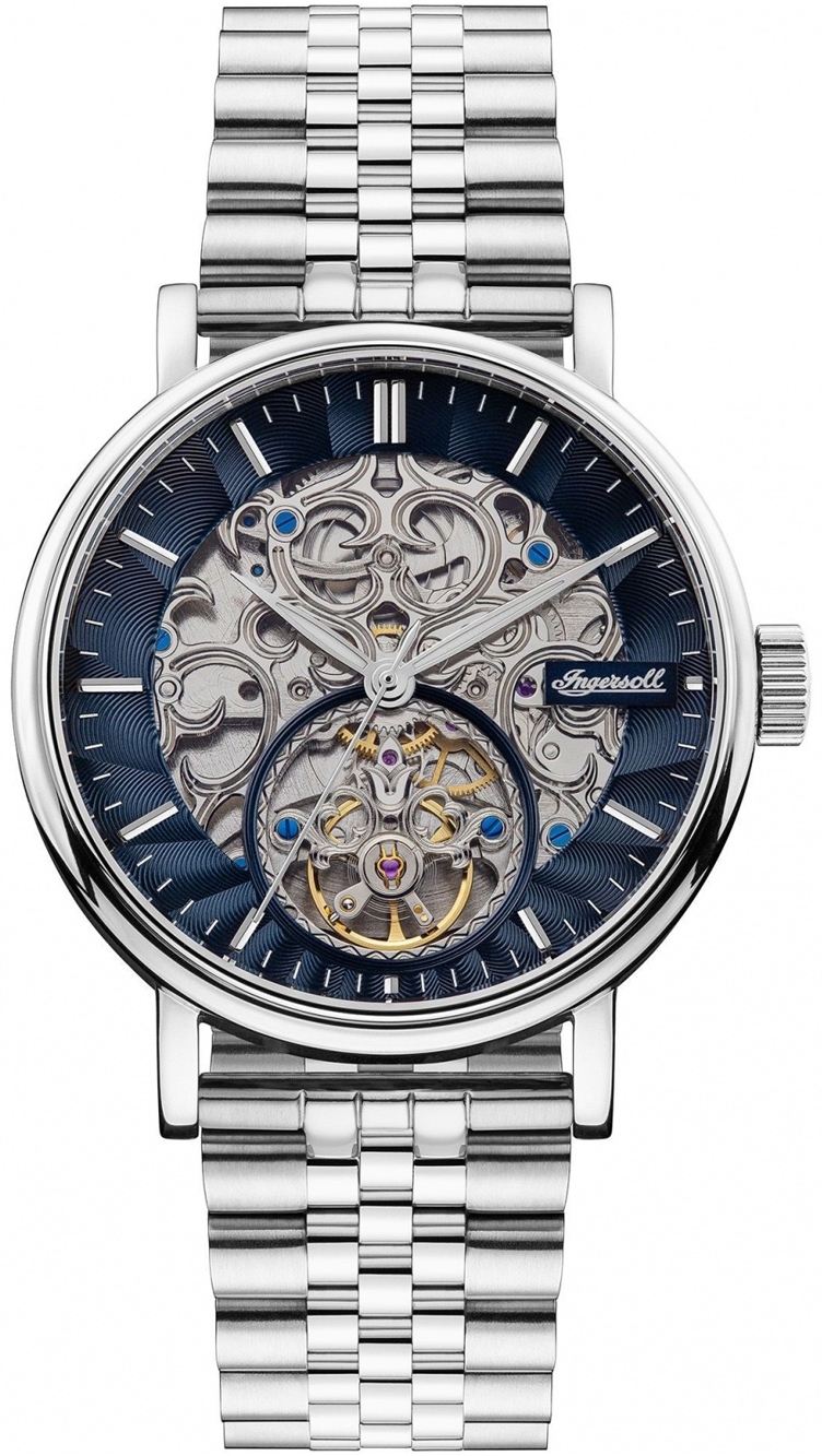Ingersoll Herrklocka I05807 The Charles Blå/Stål Ø44 mm - Ingersoll