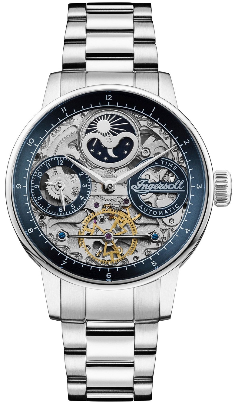 Ingersoll Herrklocka I07707 The Jazz Blå/Stål Ø42 mm - Ingersoll