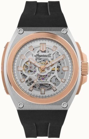 Ingersoll Herrklocka I11703 The Motion Silverfärgad/Gummi Ø50.5 mm - Ingersoll