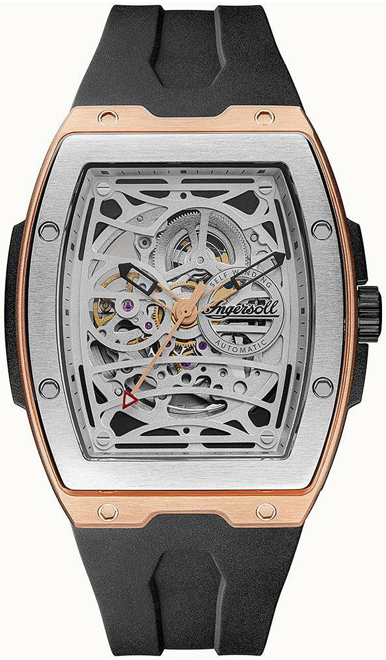 Ingersoll Herrklocka I12302 Skelettskuren/Gummi - Ingersoll