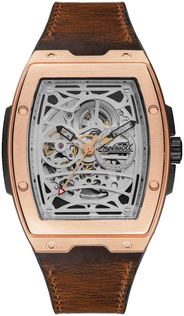 Ingersoll Herrklocka I12303 Skelettskuren/Läder - Ingersoll