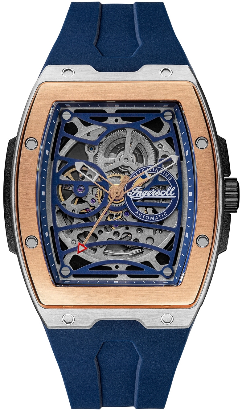 Ingersoll Herrklocka I12304 The Challenger Blå/Gummi Ø42 mm - Ingersoll