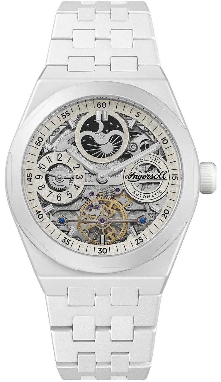 Ingersoll Herrklocka I15103 The Broadway Vit/Keramik Ø43 mm - Ingersoll