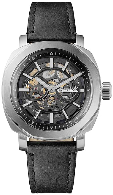 Ingersoll Herrklocka I16401 The Outrider Svart/L&auml;der