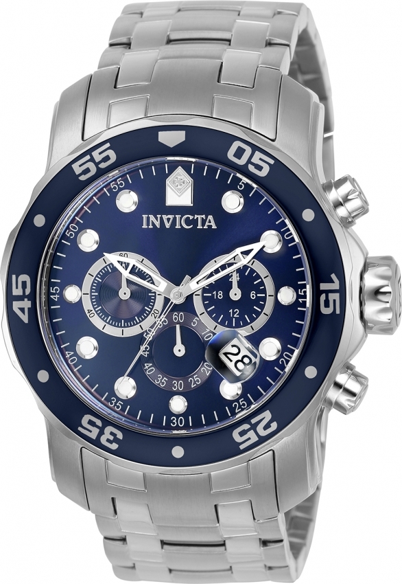 Invicta Pro Diver Herrklocka 0070 Blå/Stål Ø48 mm - Invicta