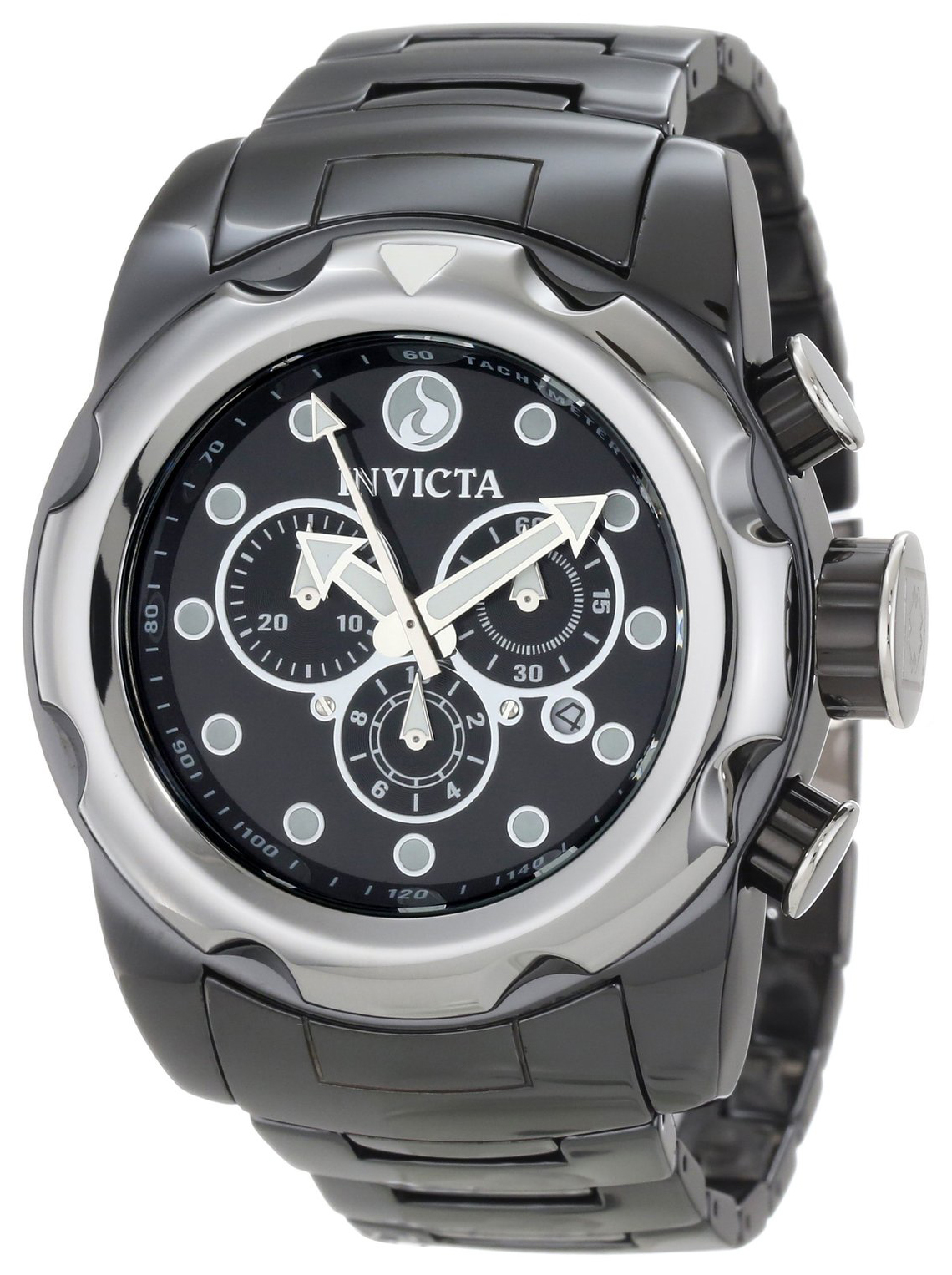 Invicta Ceramic Herrklocka 0315 Svart/Keramik Ø49 mm - Invicta