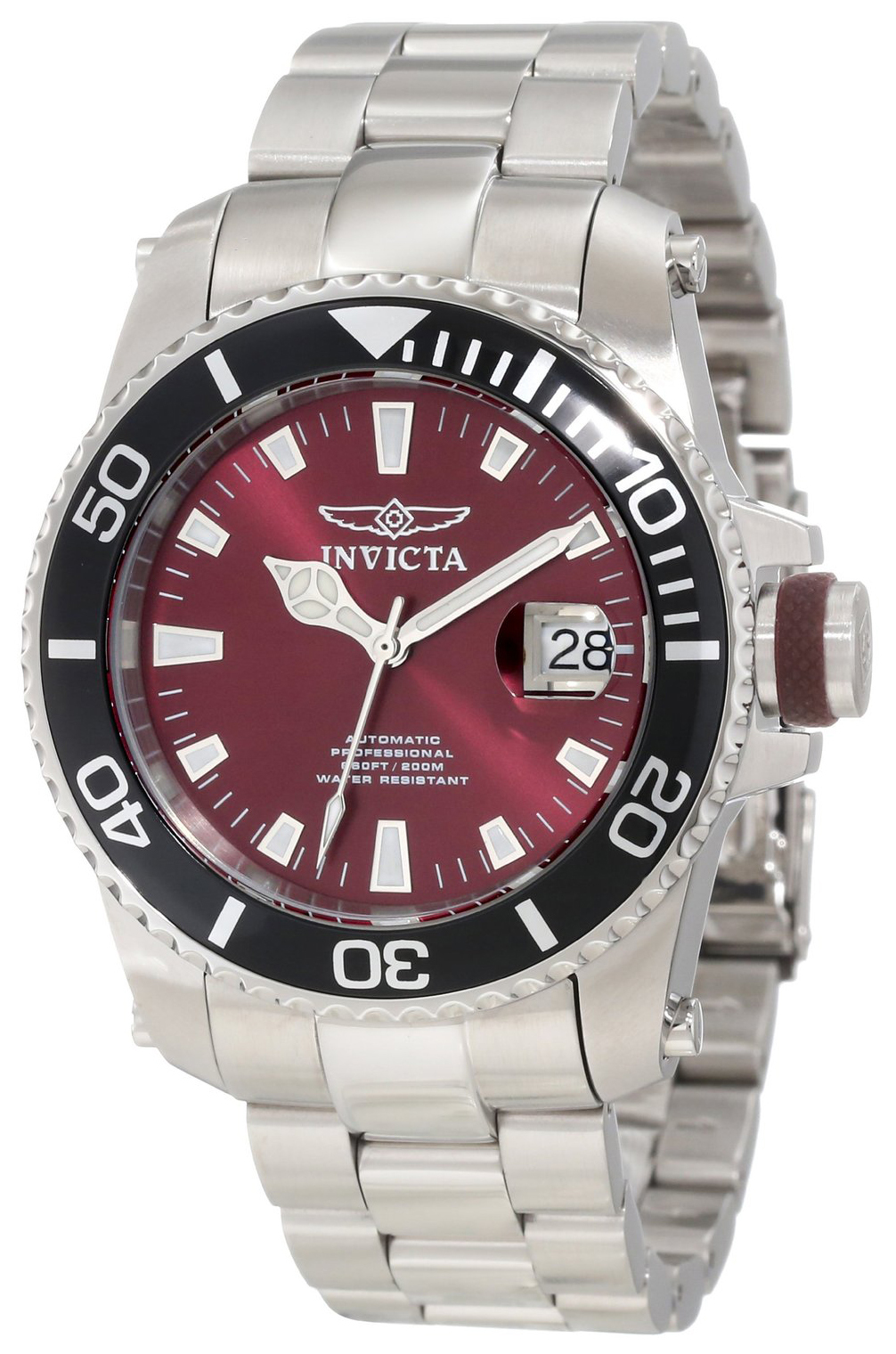 Invicta Pro Diver Herrklocka 11214 Röd/Stål Ø43 mm - Invicta