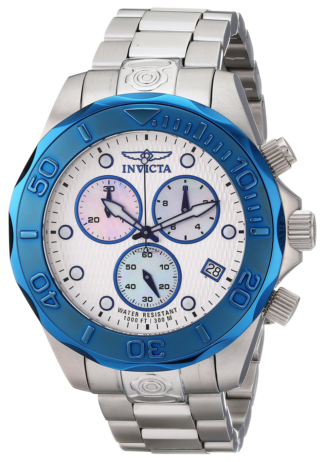 Invicta Pro Diver Herrklocka 11449 Silverfärgad/Stål Ø47 mm - Invicta