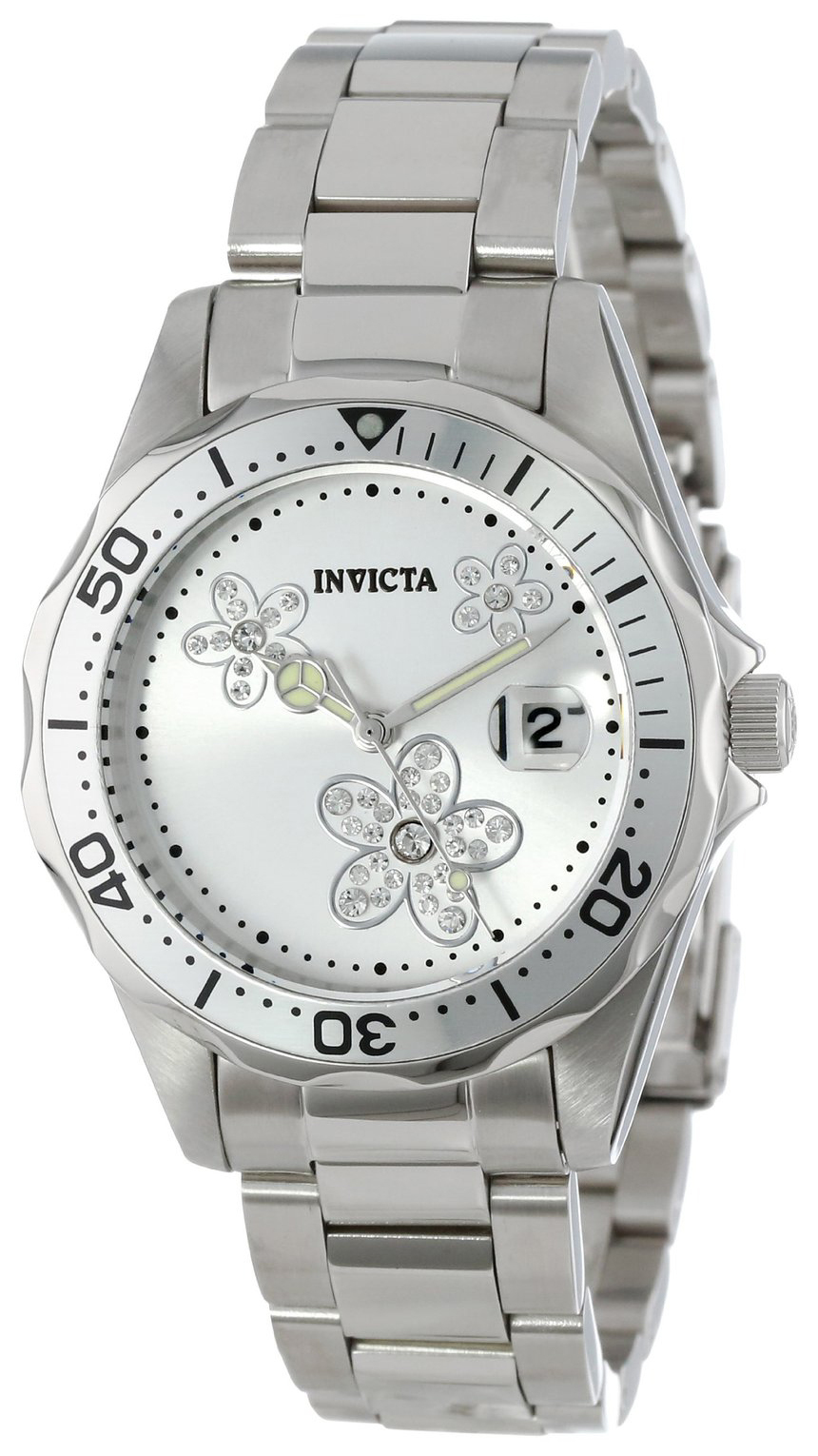 Invicta Pro Diver Damklocka 12506 Silverfärgad/Stål Ø38 mm - Invicta