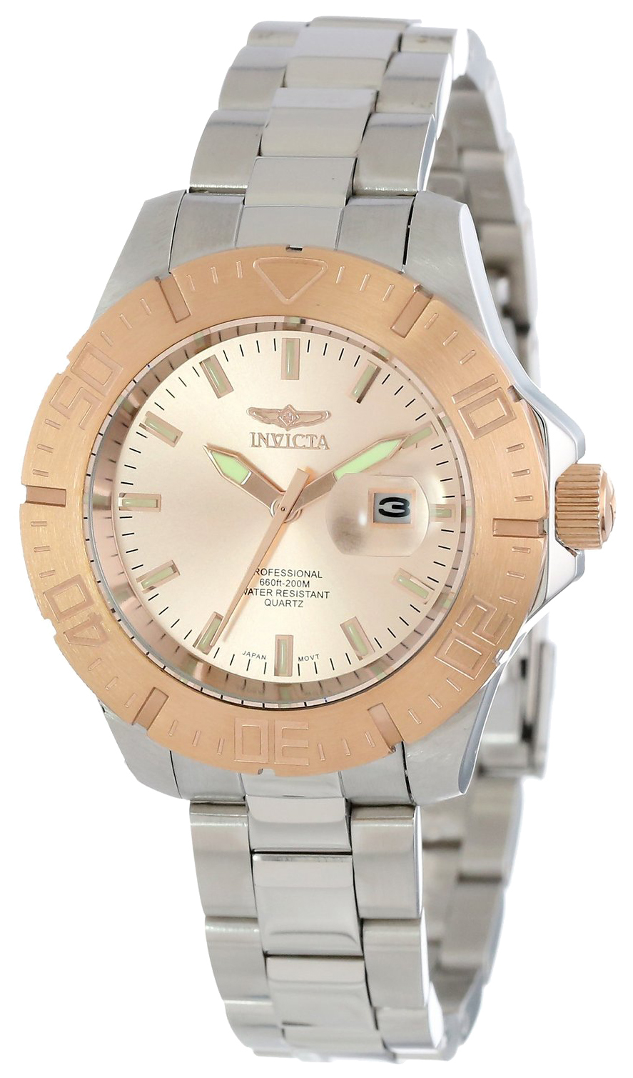 Invicta Pro Diver Damklocka 15325 Roséguldstonad/Stål Ø36 mm - Invicta