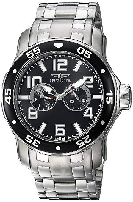 Invicta Pro Diver Herrklocka 17495 Svart/Stål Ø48 mm - Invicta