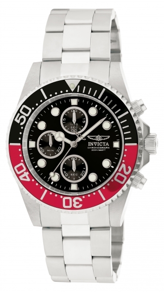 Invicta Pro Diver Herrklocka 1770 Svart/Stål Ø44 mm - Invicta