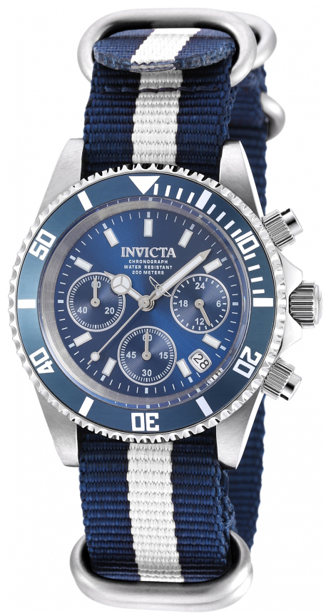 Invicta Pro Diver Herrklocka 19535 Blå/Stål Ø40 mm - Invicta