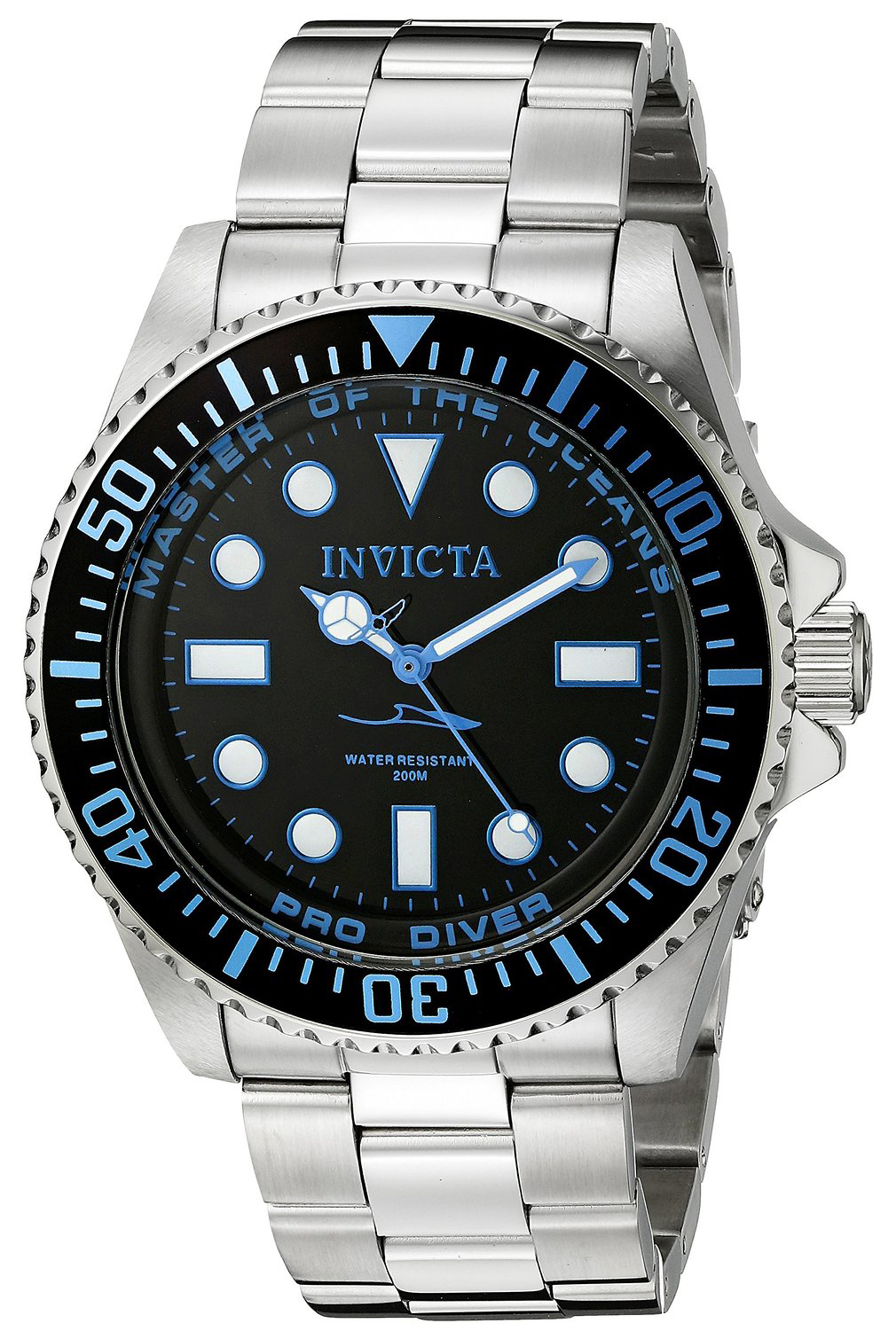 Invicta Pro Diver Herrklocka 20122 Svart/Stål Ø43 mm - Invicta