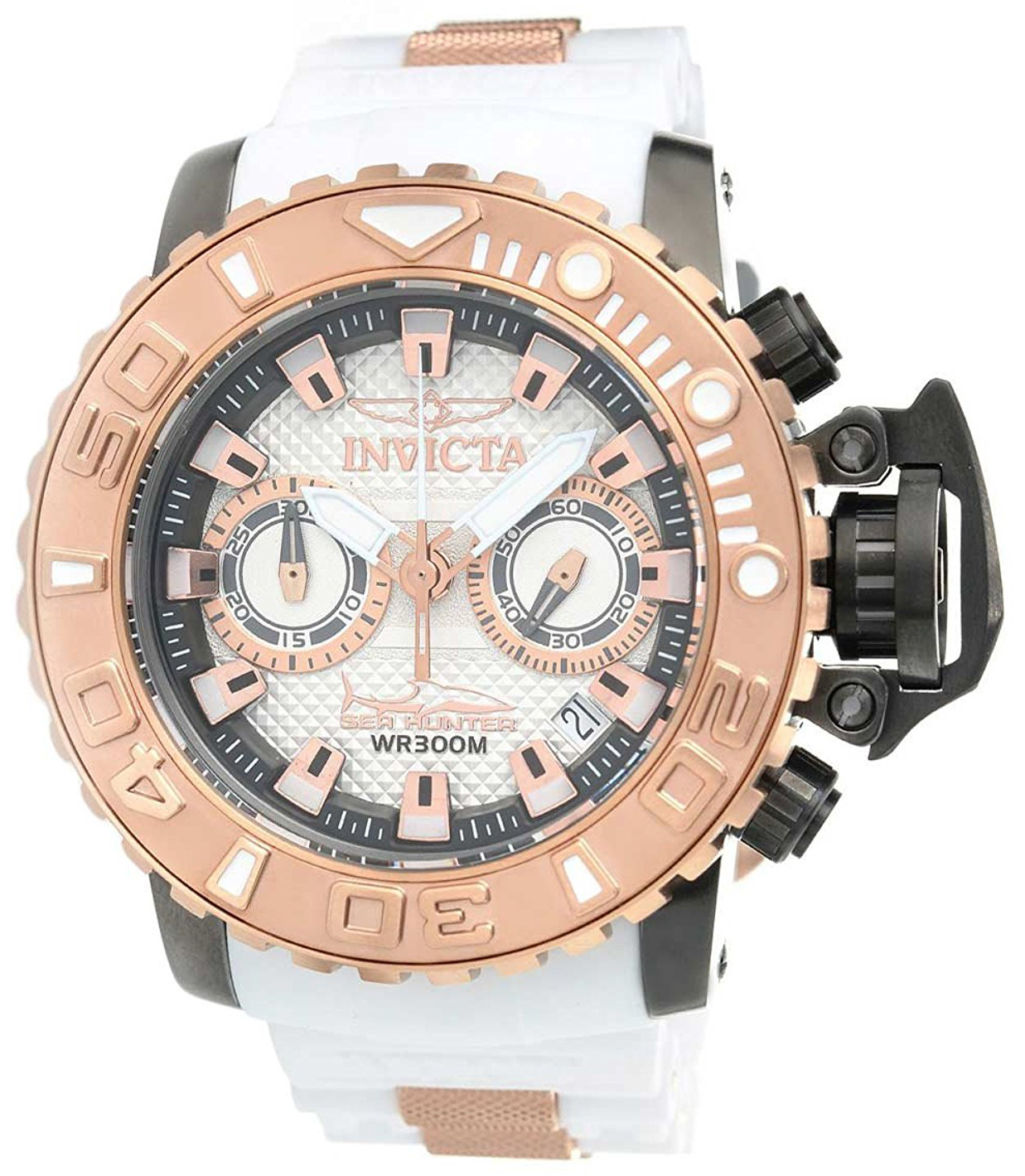 Invicta 99999 Herrklocka 20474 Vit/Roséguldstonat stål Ø50 mm - Invicta