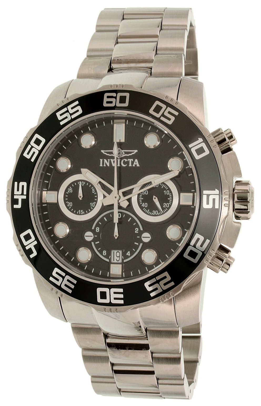 Invicta Pro Diver Herrklocka 22226 Svart/Stål Ø50 mm - Invicta