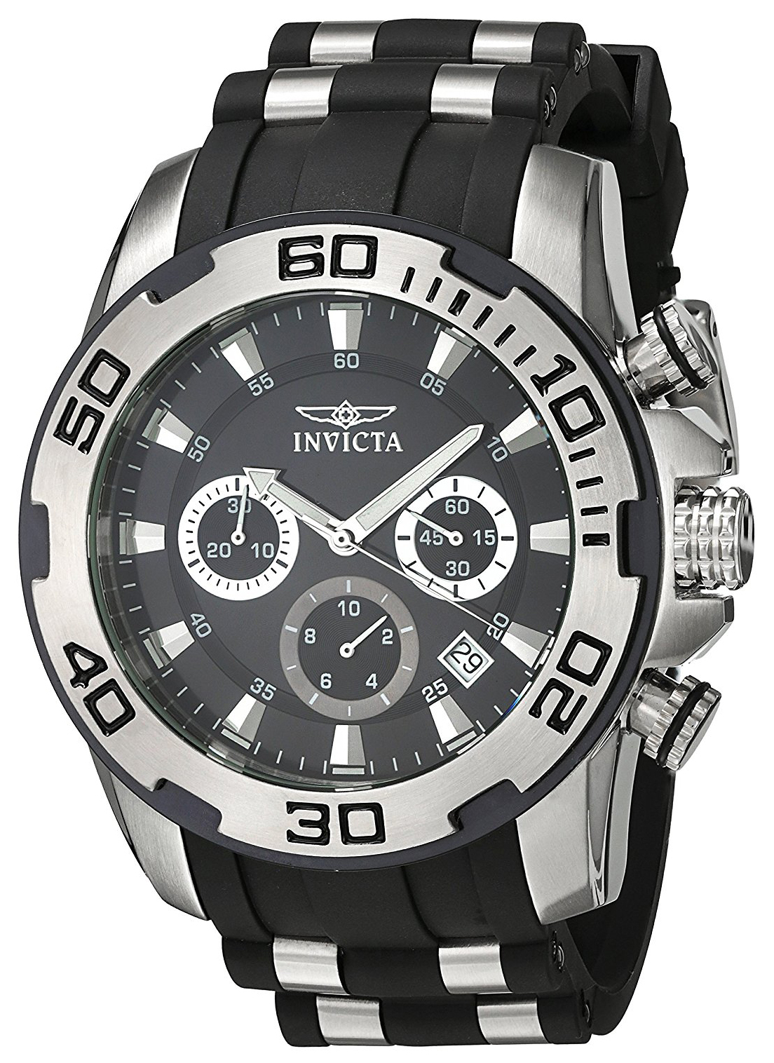 Invicta Herrklocka 22311 Pro Diver Svart/Stål Ø50 mm - Invicta