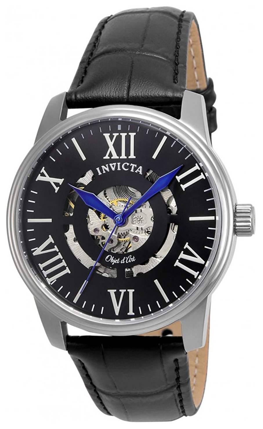 Invicta 99999 Herrklocka 22600 Svart/Läder Ø42 mm - Invicta