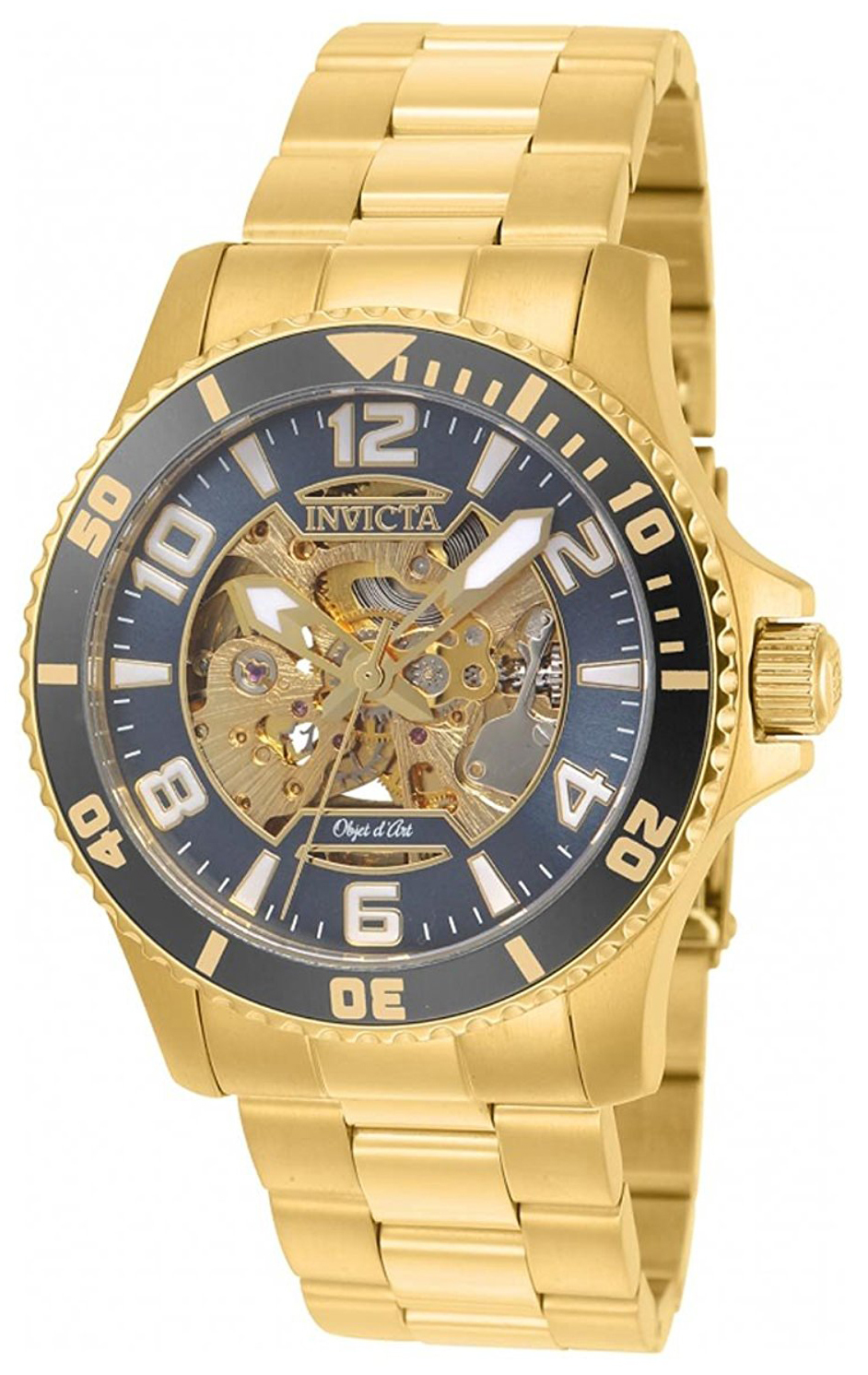 Invicta 99999 Herrklocka 22604 Grå/Gulguldtonat stål Ø42 mm - Invicta