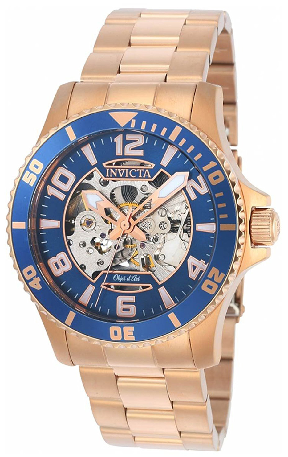 Invicta 99999 Herrklocka 22605 Blå/Roséguldstonat stål Ø42 mm - Invicta