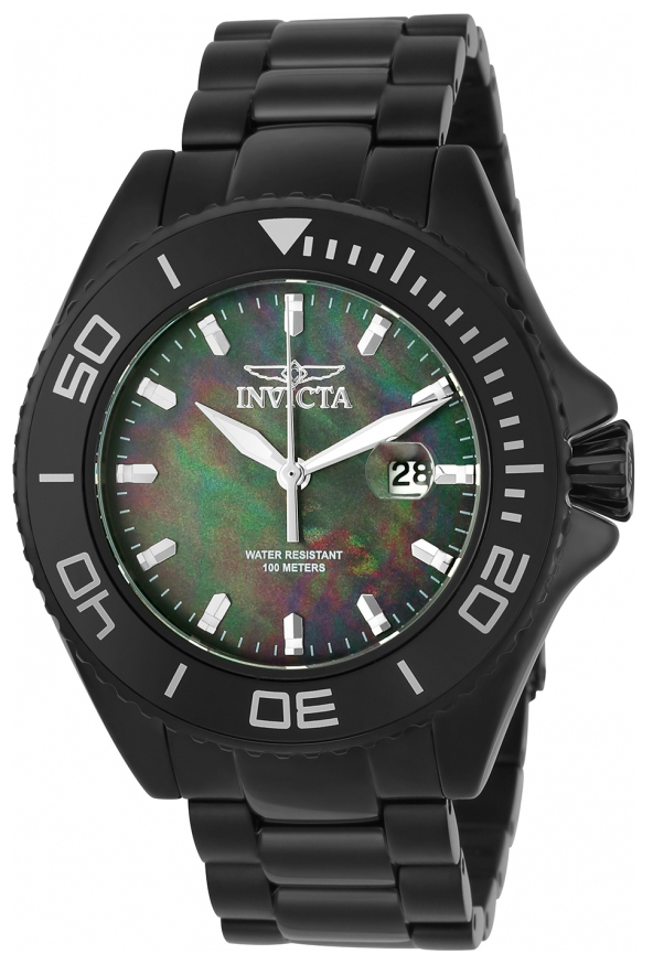 Invicta Pro Diver Herrklocka 23070 Svart/Stål Ø48 mm - Invicta