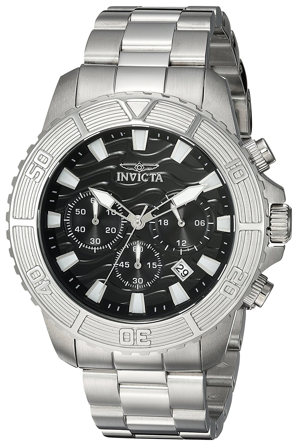 Invicta Herrklocka 23998 Pro Diver Svart/Stål Ø46 mm - Invicta