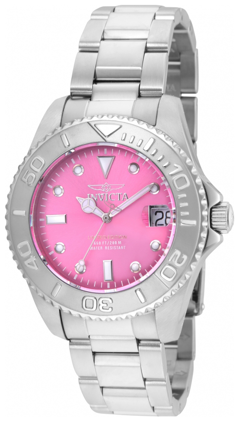 Invicta Pro Diver Damklocka 24627 Rosa/Stål Ø38 mm - Invicta