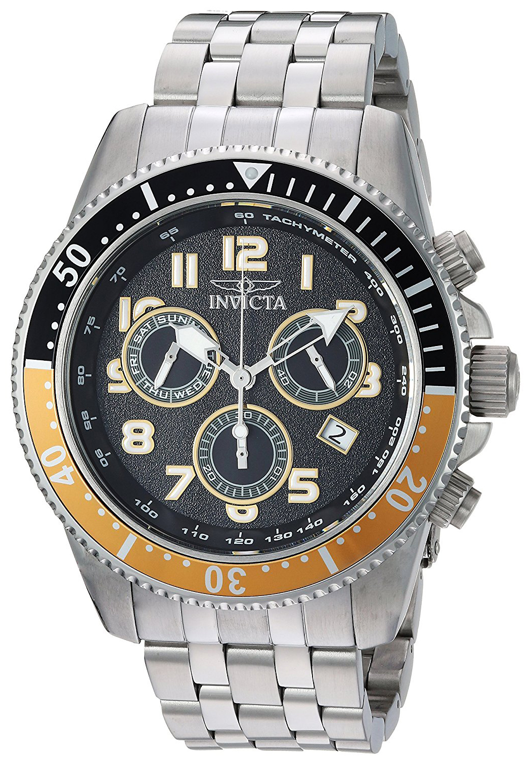 Invicta Pro Diver Herrklocka 24648 Svart/Stål Ø50 mm - Invicta