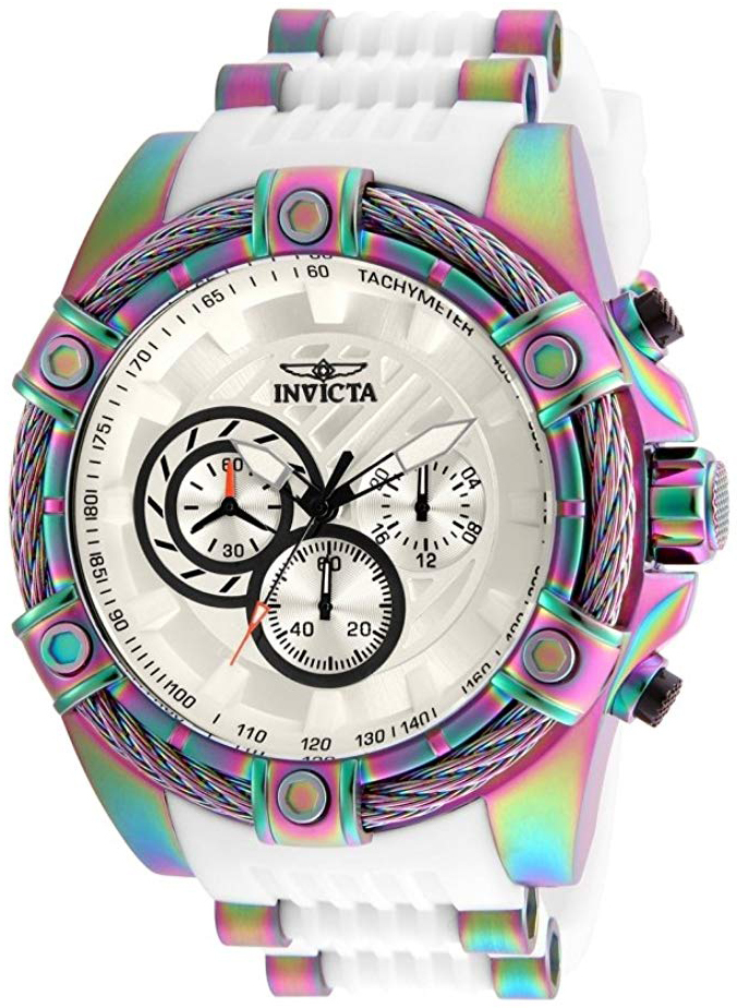 Invicta Herrklocka 25530 Bolt Vit/Stål Ø52 mm