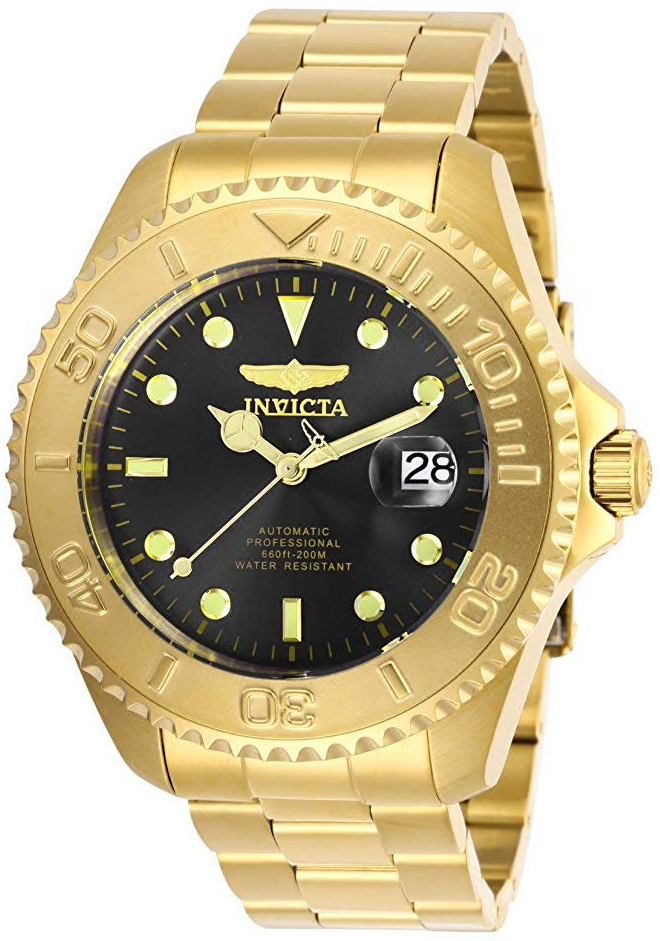 Invicta Herrklocka 28952 Pro Diver Grå/Gulguldtonat stål Ø47 mm - Invicta