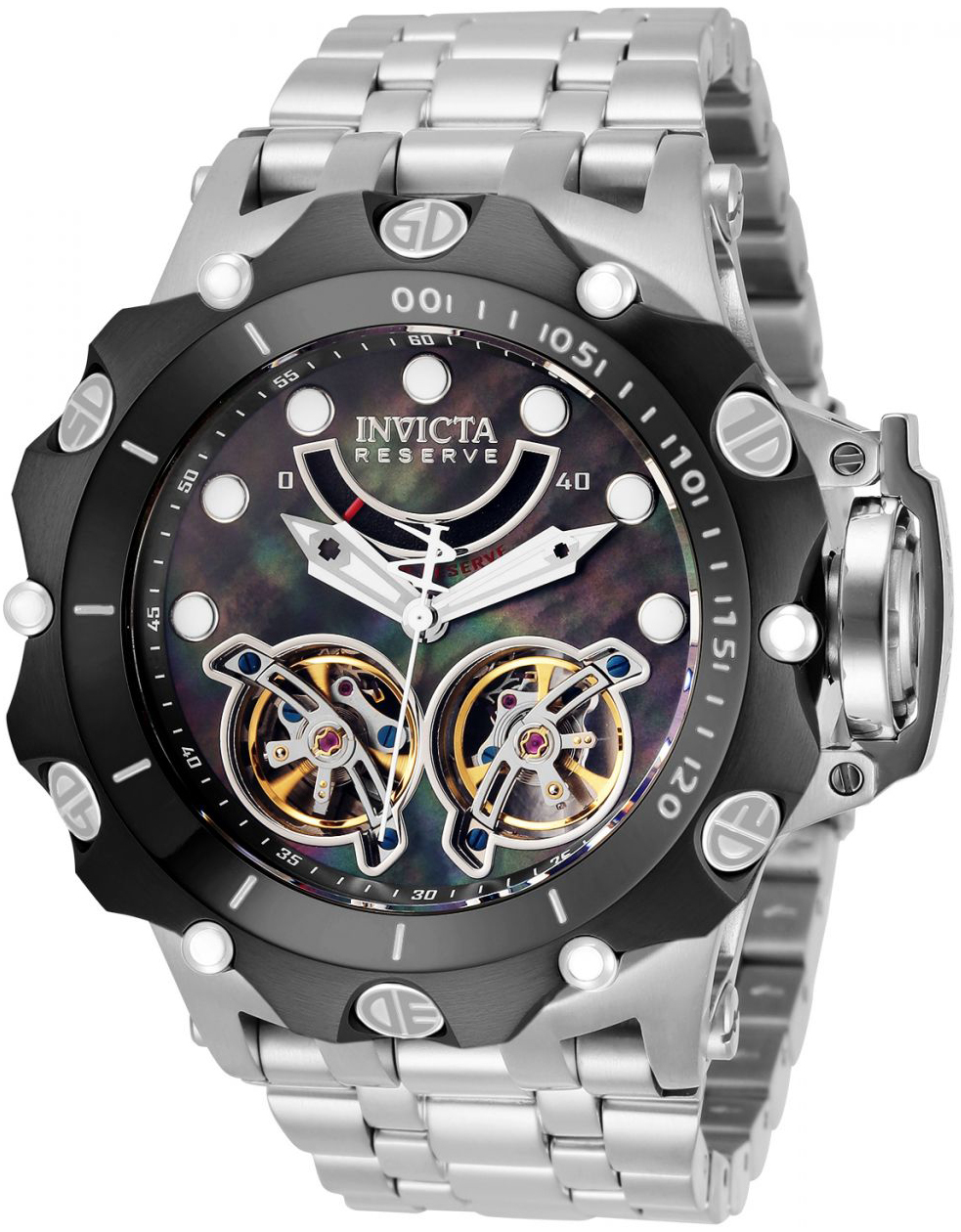 Invicta Herrklocka 33547 Svart/Stål Ø51 mm - Invicta