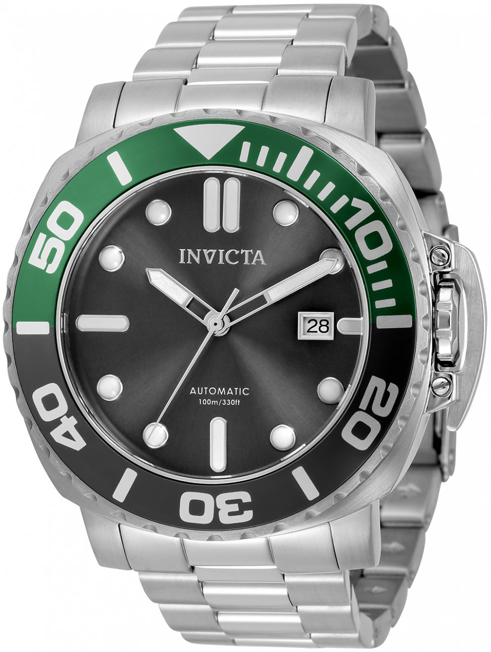 Invicta Herrklocka 34313 Pro Diver Svart/Stål Ø48 mm