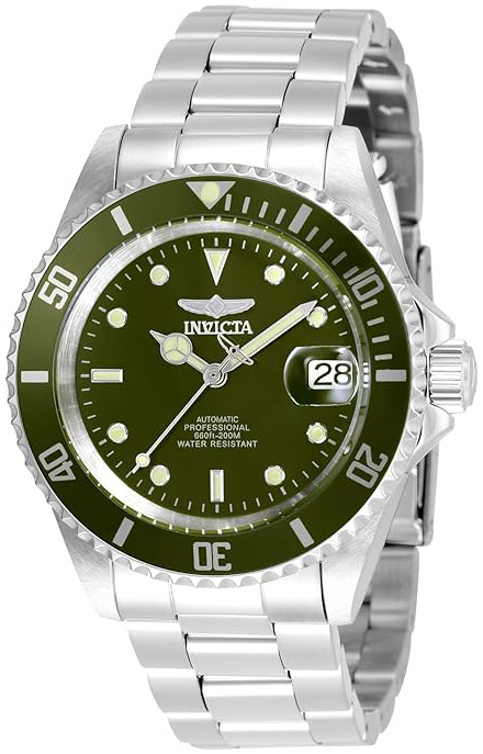 Invicta Herrklocka 35690 Pro Diver Grön/Stål Ø40 mm - Invicta