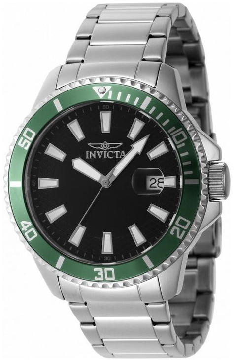 Invicta Herrklocka 46075 Pro Diver Svart/Stål Ø45 mm - Invicta