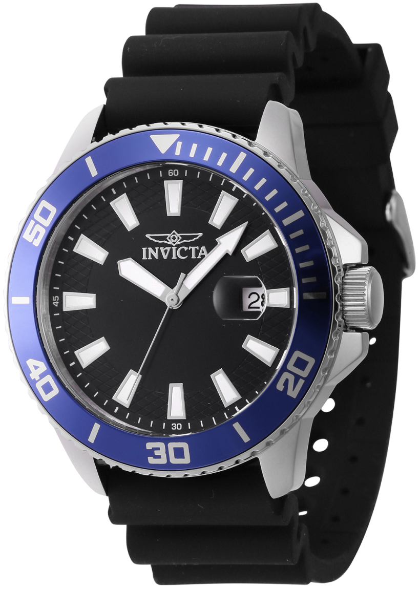 Invicta Herrklocka 46089 Pro Diver Svart/Gummi &Oslash;45 mm