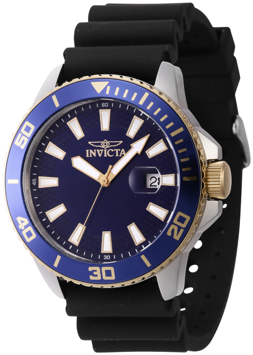 Invicta Herrklocka 46092 Pro Diver Blå/Gummi Ø45 mm - Invicta