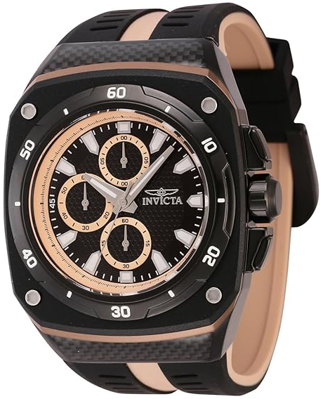 Invicta Herrklocka 46105 Speedway Svart/Gummi