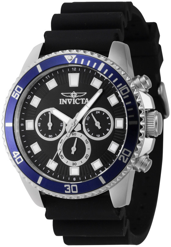 Invicta Herrklocka 46118 Pro Diver Svart/Gummi &Oslash;45 mm