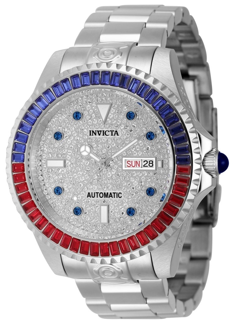 Invicta Herrklocka 46635 Grand Diver Silverfärgad/Stål Ø47 mm