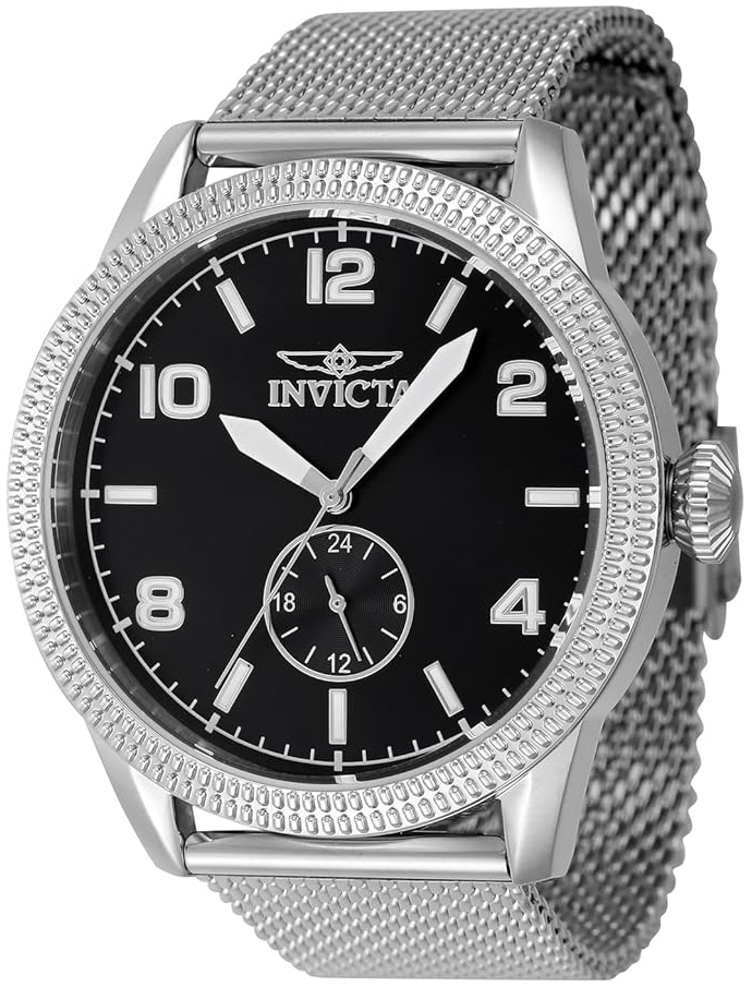 Invicta Herrklocka 47134 Vintage Svart/Stål Ø44 mm - Invicta