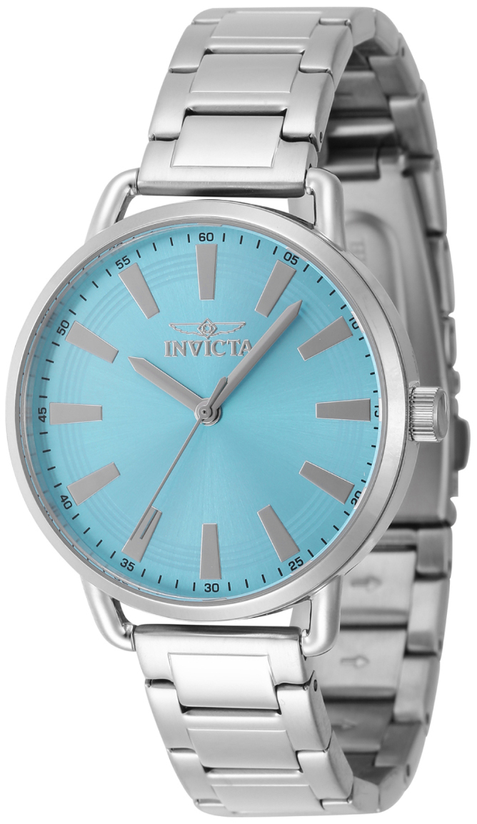 Invicta Damklocka 47321 Wildflower Turkos/Stål Ø38 mm - Invicta