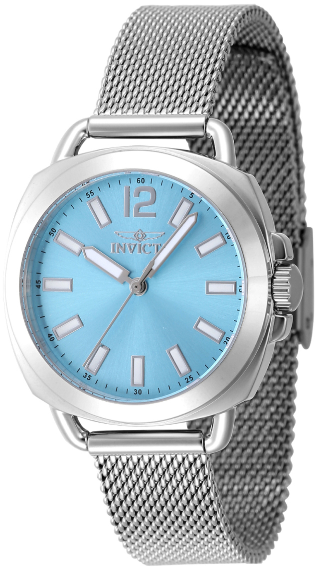 Invicta Damklocka 47323 Wildflower Blå/Stål Ø32 mm - Invicta