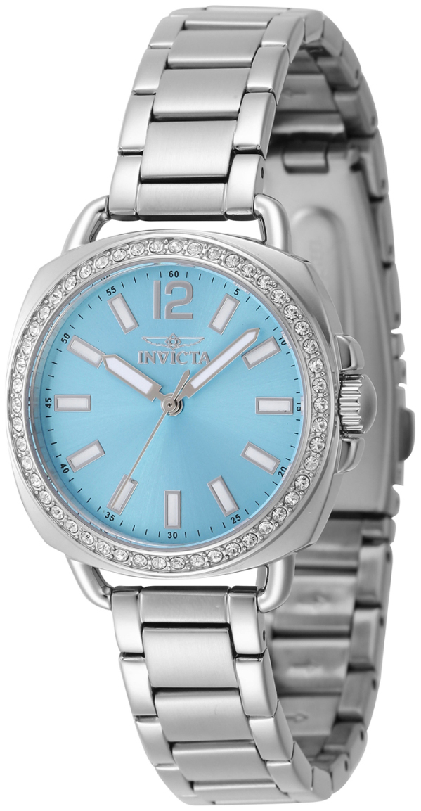 Invicta Damklocka 47327 Wildflower Blå/Stål Ø32 mm - Invicta