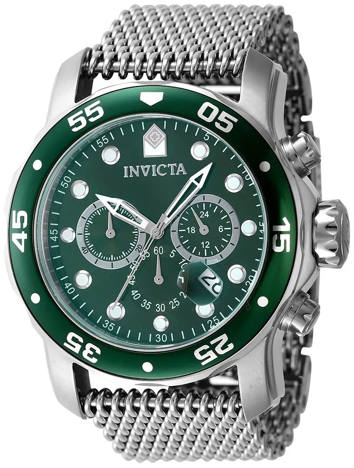Invicta Herrklocka 47580 Pro Diver Grön/Stål Ø48 mm - Invicta