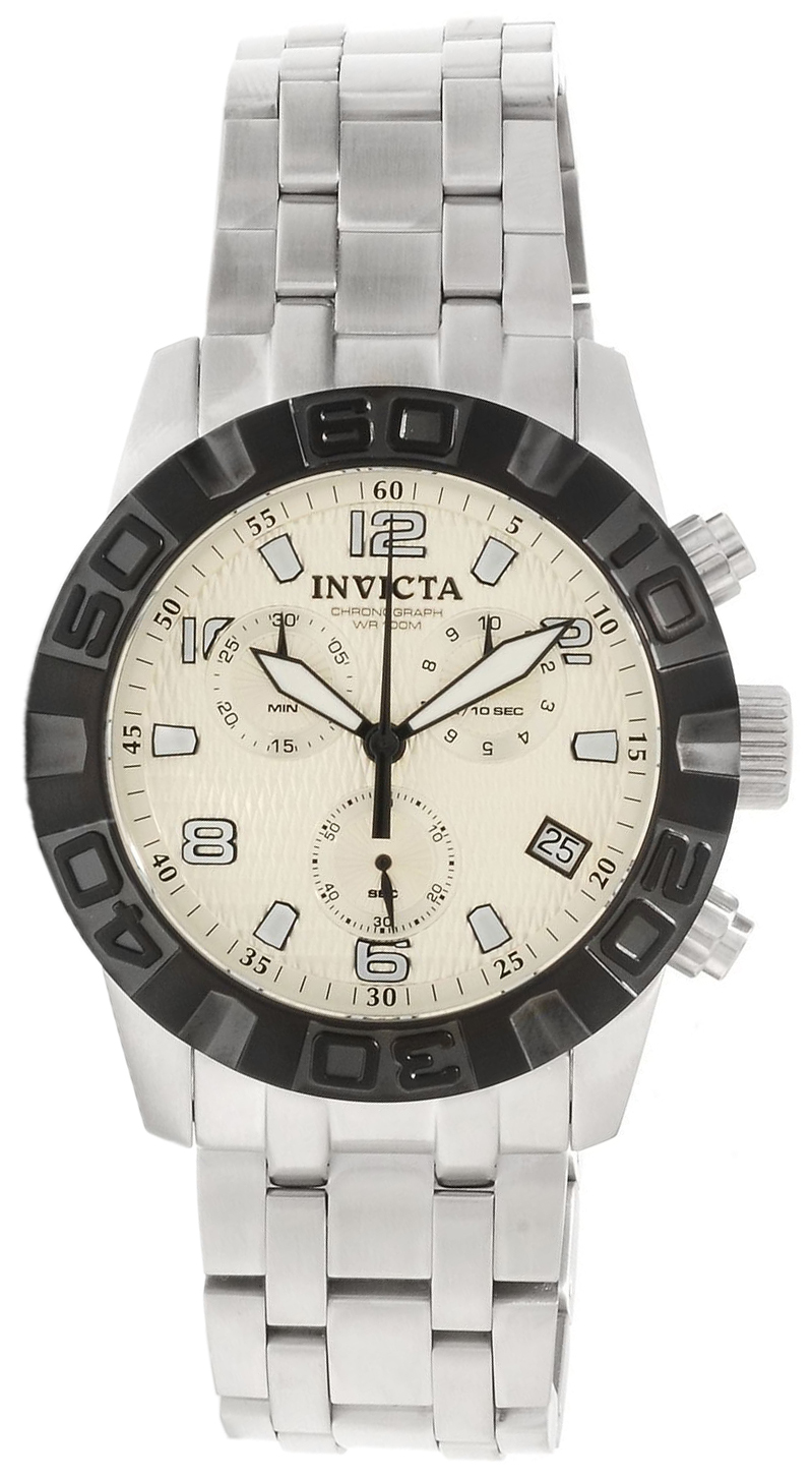 Invicta Pro Diver Herrklocka 80373 Champagnefärgad/Stål Ø45 mm - Invicta