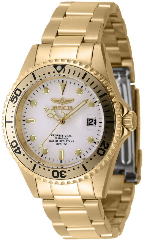 Invicta Herrklocka 8938OB Pro Diver Vit/Gulguldtonat stål Ø37.5 mm