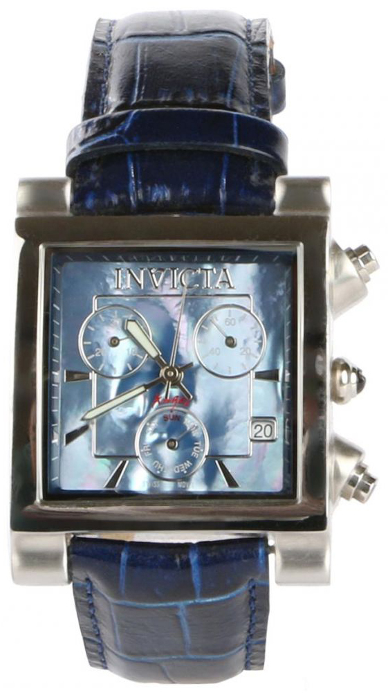 Invicta 99999 Damklocka 9591 Blå/Läder - Invicta