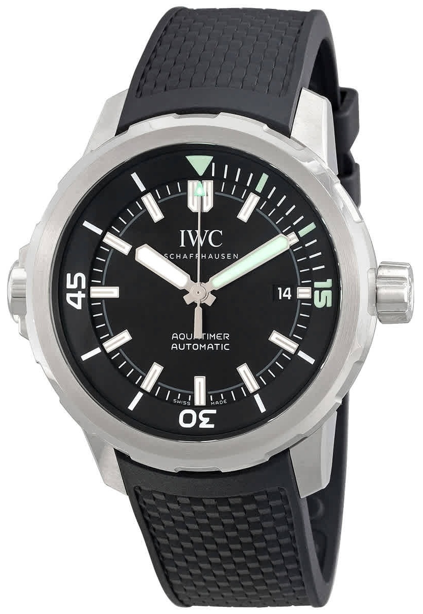IWC Herrklocka IW328802 Aquatimer Svart/Gummi Ø42 mm - IWC