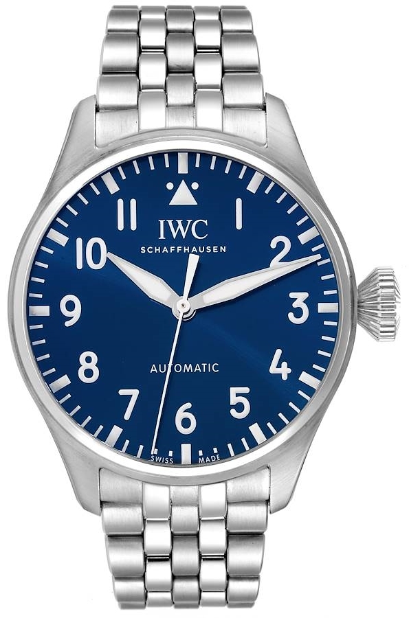 IWC Herrklocka IW329304 Big Pilot Blå/Stål Ø43 mm - IWC